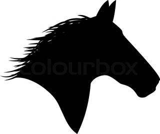 320x268 Vector Illustration Of The Laughing Horse Isolated Stock Vector