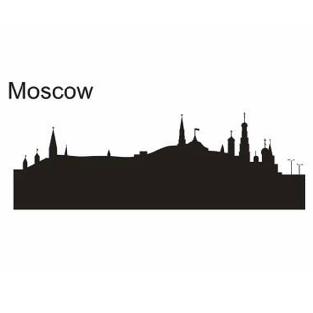 640x640 Buy Dctal Moscow City Decal Landmark Skyline Wall