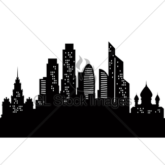 325x325 Vector Russia Moscow City Skyline Gl Stock Images