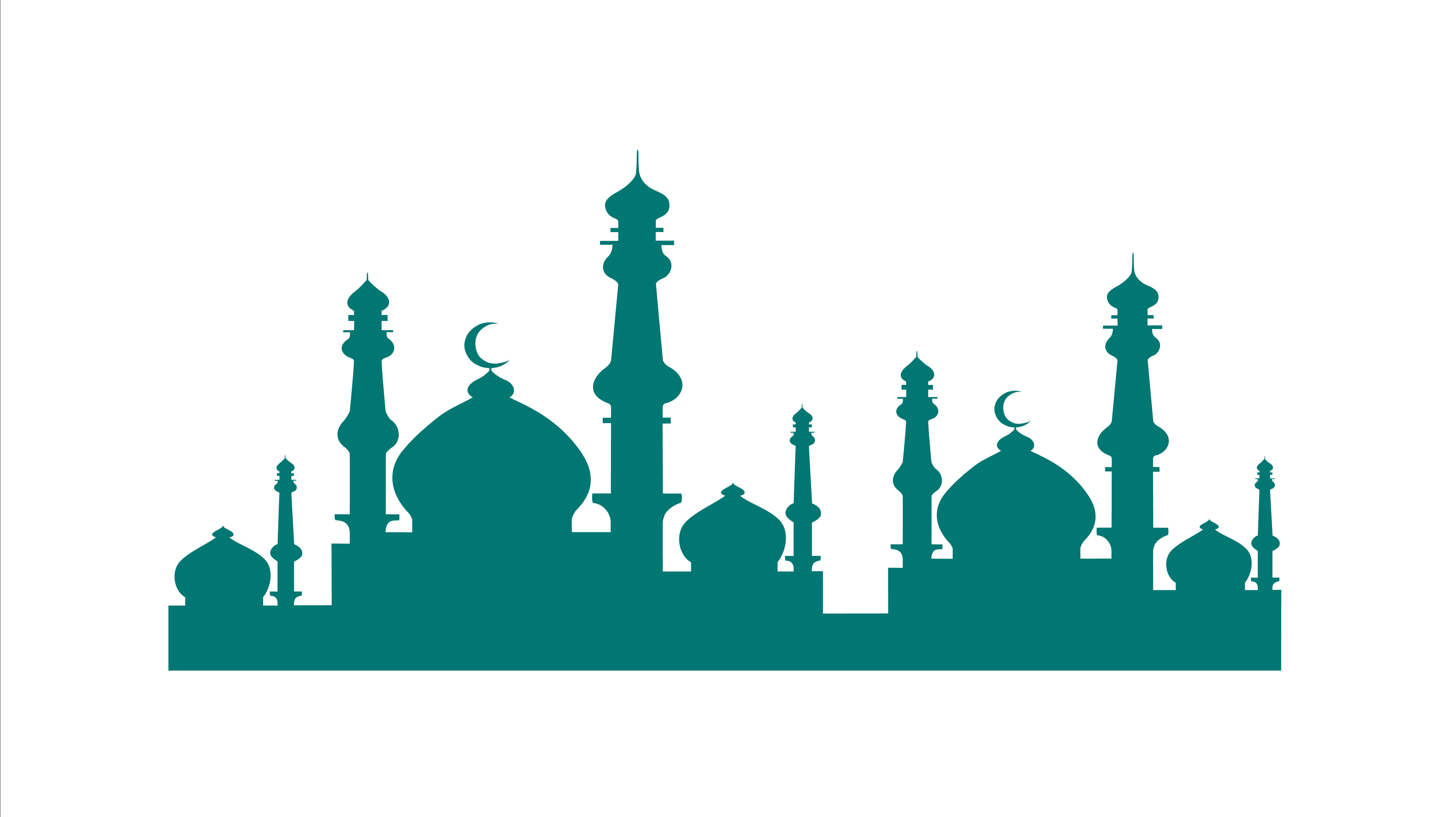 5777x3242 Customised Design Mosque Silhouette