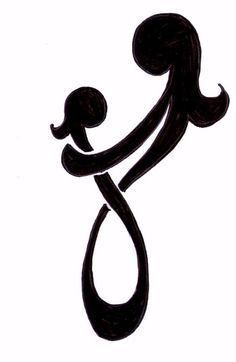 236x362 Mother And Daughter Silhouette