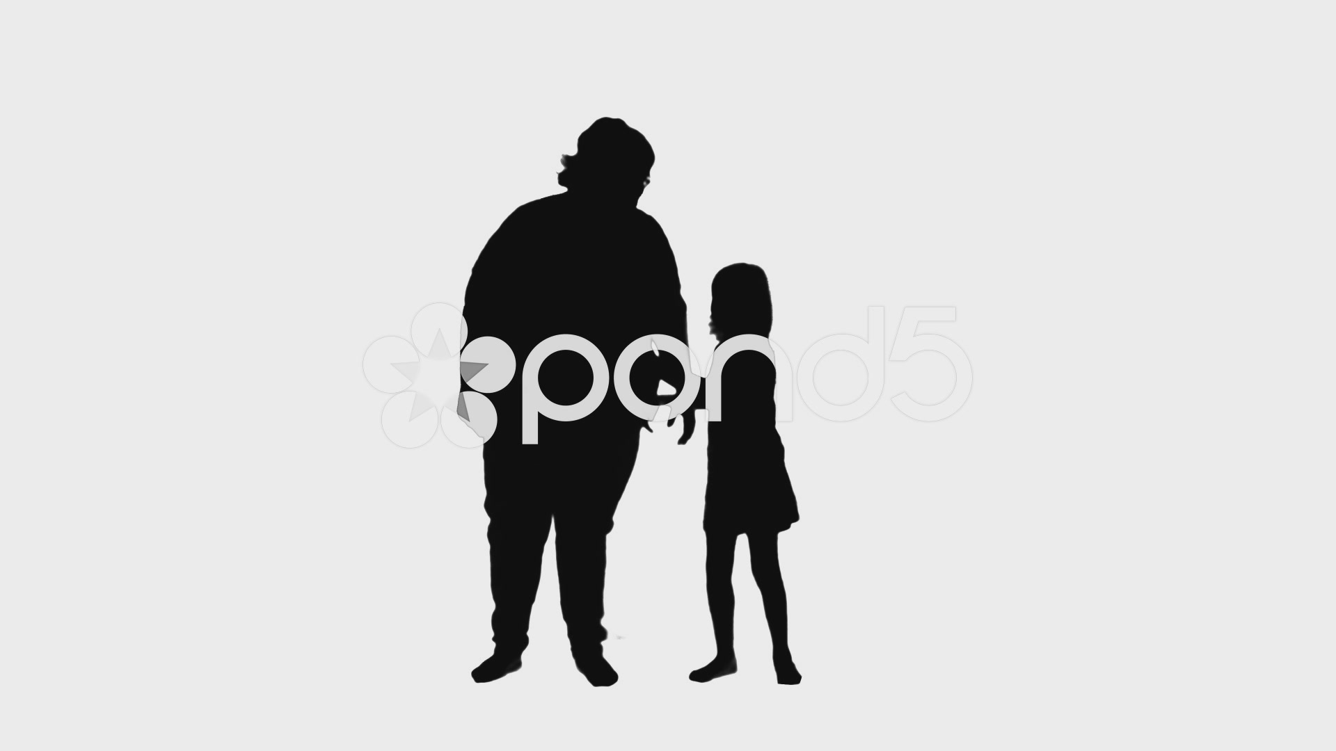 1920x1080 Video 2313 Mother And Daughter Hugging Silhouettes, Hd ~