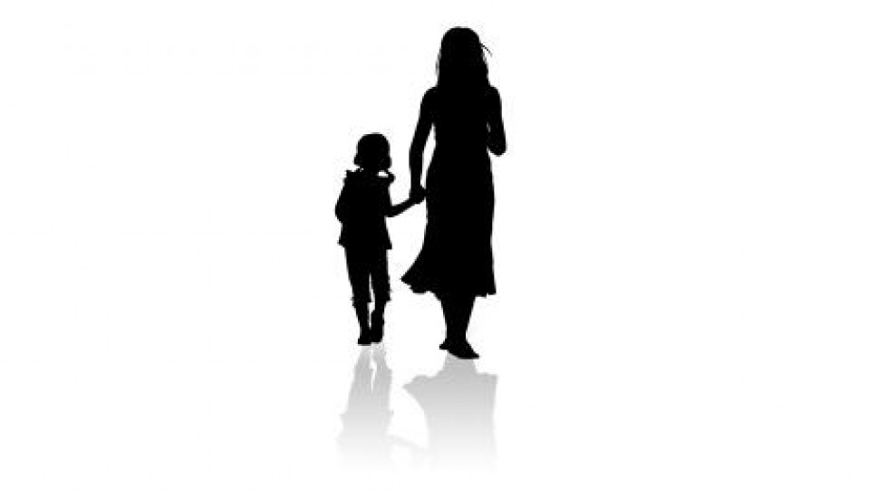 Mother And Daughter Silhouette At Getdrawings Free Download