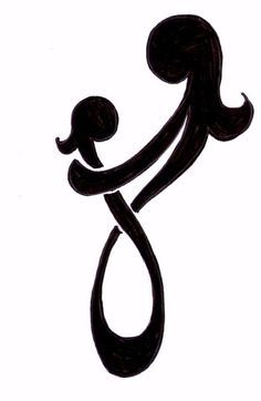 236x362 Mother And Daughter Silhouette