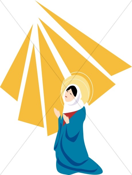 461x612 Mary Is Visited By Gabriel Virgin Mary Clipart
