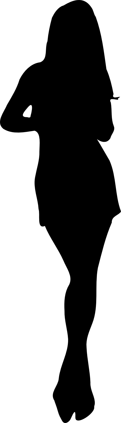 512x1790 Mother Silhouette Clipart