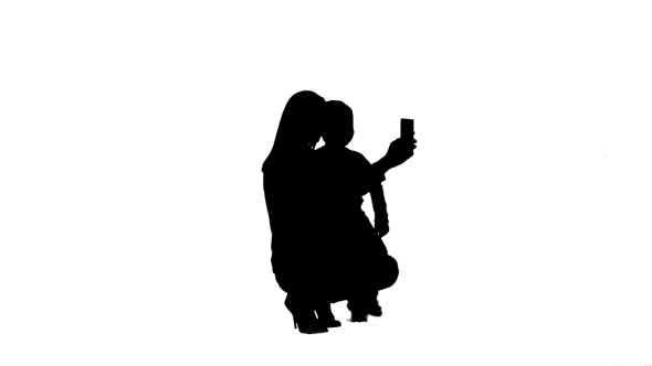 590x332 Silhouette Mother And Son Posing For Selfie By Fancystudio Videohive