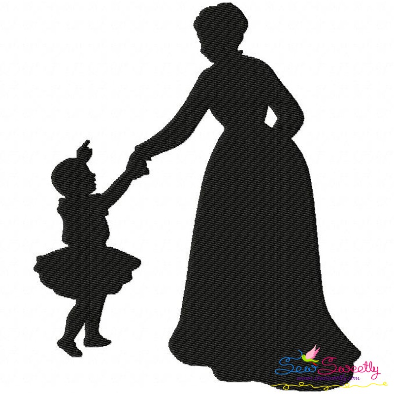 800x800 Mother's Day Silhouette Embroidery Design Bundle For Mother's Day