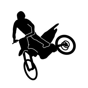 340x340 Free Silhouette Vector Icon, An Illustration