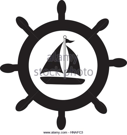 508x540 Motor Sailor Boat Stock Vector Images
