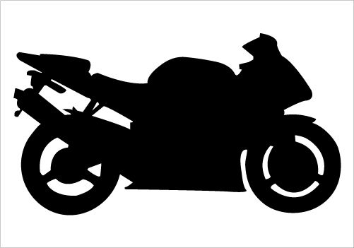 501x351 Sports Bike Silhouette Graphics Transportation Silhouettes