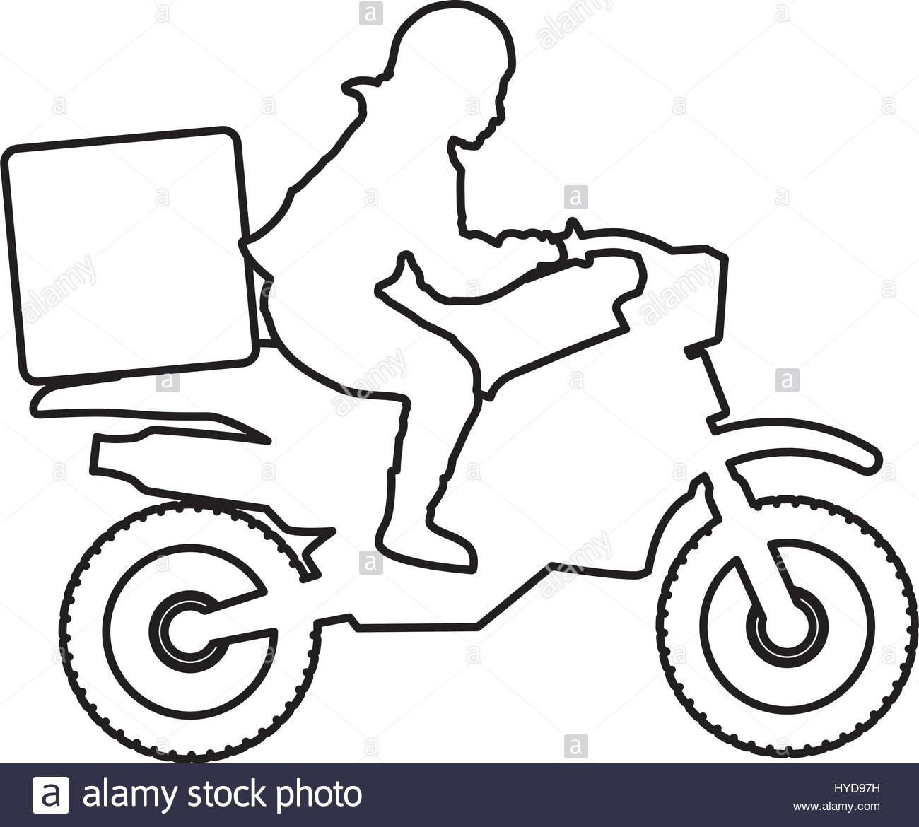 1300x1170 Enduro Motorcycle Silhouette Icon Vector Illustration Graphic