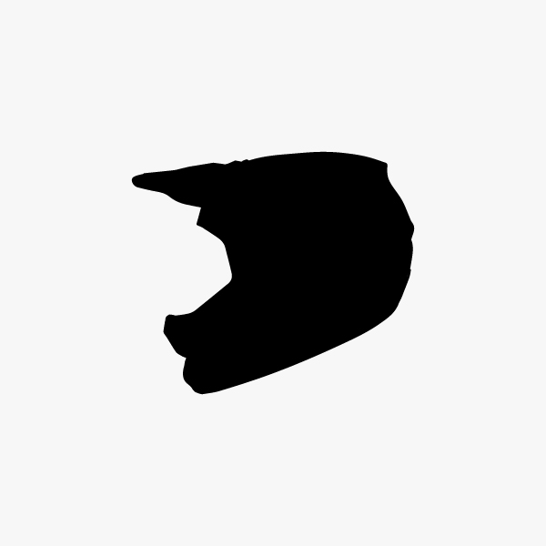 Motorcycle Helmet Silhouette at Free for