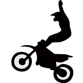 275x275 Dirt Bike Helmet Silouette