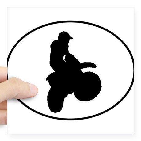 460x460 Motorcycles Silhouette Stickers