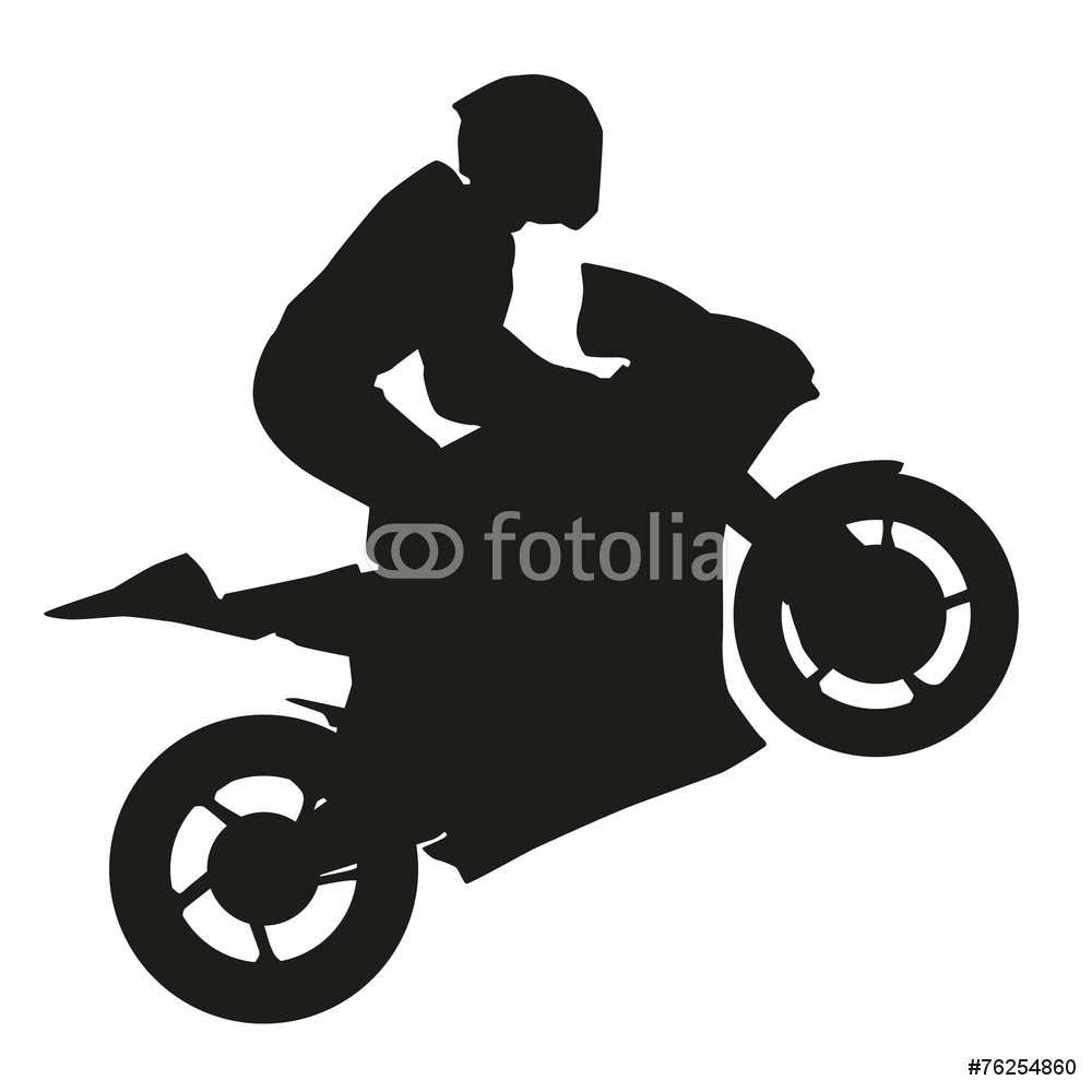 Motorcycle Racing Silhouette at GetDrawings | Free download