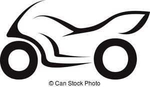 300x175 Motorbike Riders Motorcycle Silhouette Background Clip Art Vector
