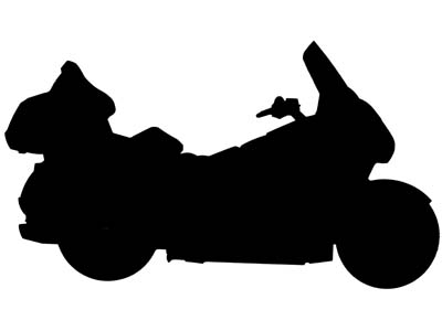 400x300 Motorcycle Silhouette