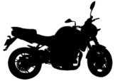 162x114 Motorcycle Silhouette Stock Vectors