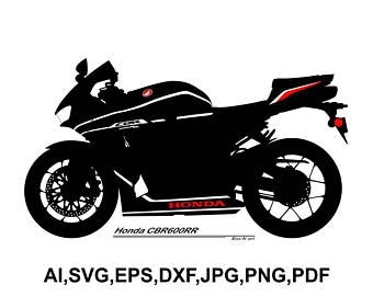 340x270 Motorcycle Drawing Etsy