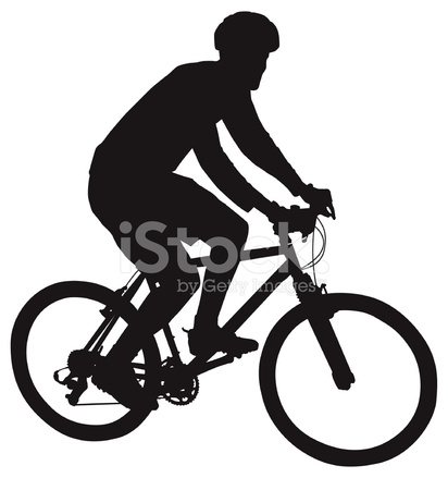 412x439 Mountain Biker 4 (Vector) Stock Vector