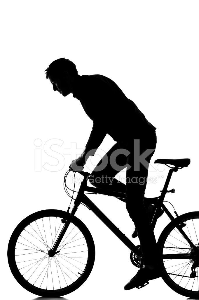 682x1024 Mountain Bike Silhouette Stock Photos