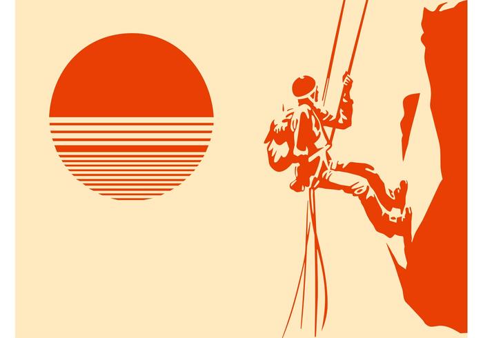 700x490 Mountain Climber Silhouette