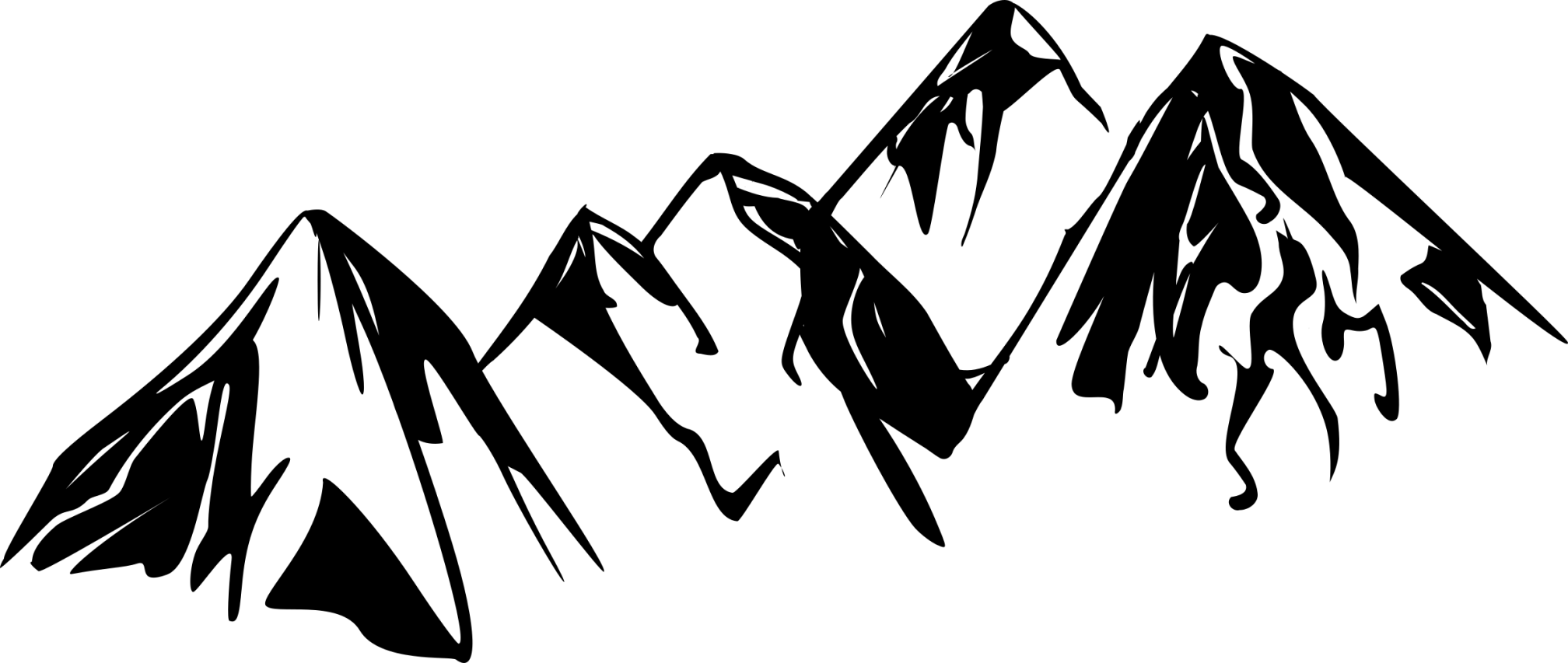 2016x853 Mountain Silhouette Png Best Bicycle All Bike