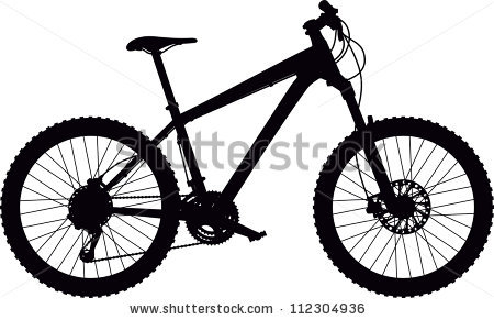 450x291 Mountain Bike Silhouette Clipart