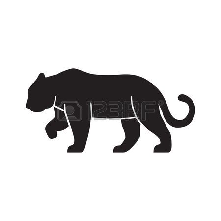 450x450 Mountain Lion Clipart Silhouette