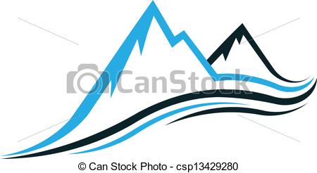 450x246 Mountain Peak Silhouette Vector