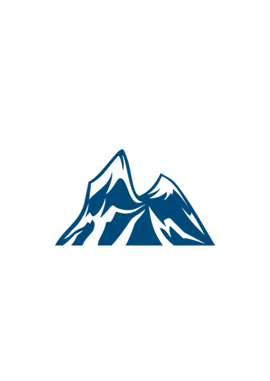 389x550 Snowy Mountain Silhouette