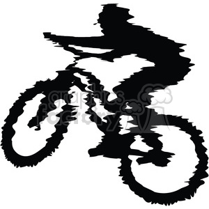 300x300 Royalty Free Mountain Biker 384573 Vector Clip Art Image