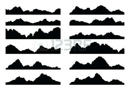 450x313 Mountain Silhouette Mountains Mountain Silhouette Vector Free
