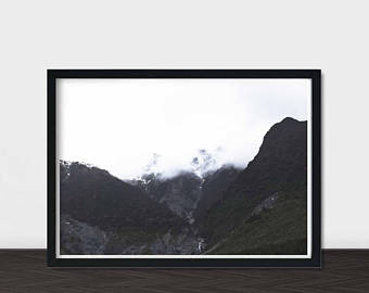 340x270 Mountain Silhouette Etsy