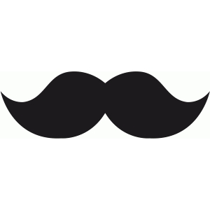 300x300 Moustache Silhouette