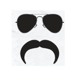 250x250 Aviator Mustache Silhouette Clipart Panda