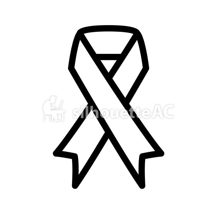 750x750 Free Silhouette Vector Ribbon, Icon, Item