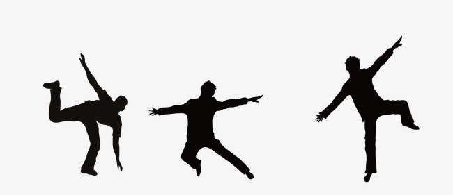 650x281 Sports Dancing Silhouette Figures, Dancing, Movement, Hip Hop Png