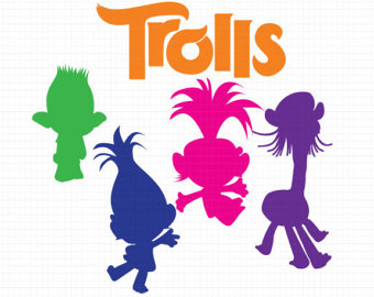 340x270 Trolls Clipart Silhouette