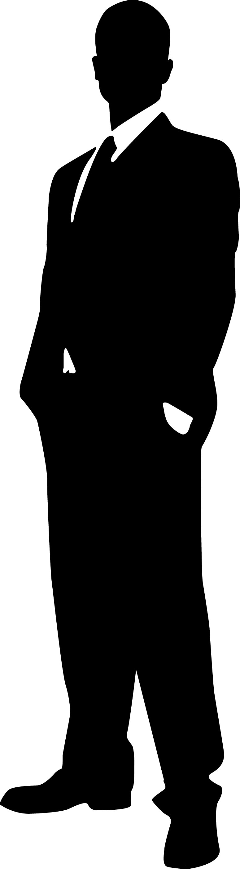 775x2800 Man Silhouette Clip Art