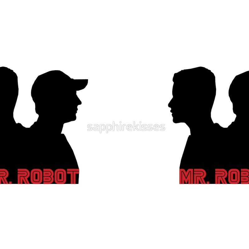 800x800 Mr. Robot Silhouettes Hardcover Journals By Sapphirekisses