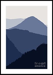 178x250 Mountain Silhouette Photograph By Pamela Armstrong
