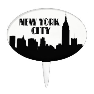 307x307 Skyline Cake Toppers Zazzle