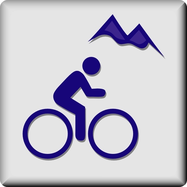600x599 Free Mountain Bike Silhouette Free Vector Download (6,060 Free