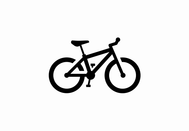 620x430 Mountain Bike Clip Art With Biker Silhouette Download Free Vector