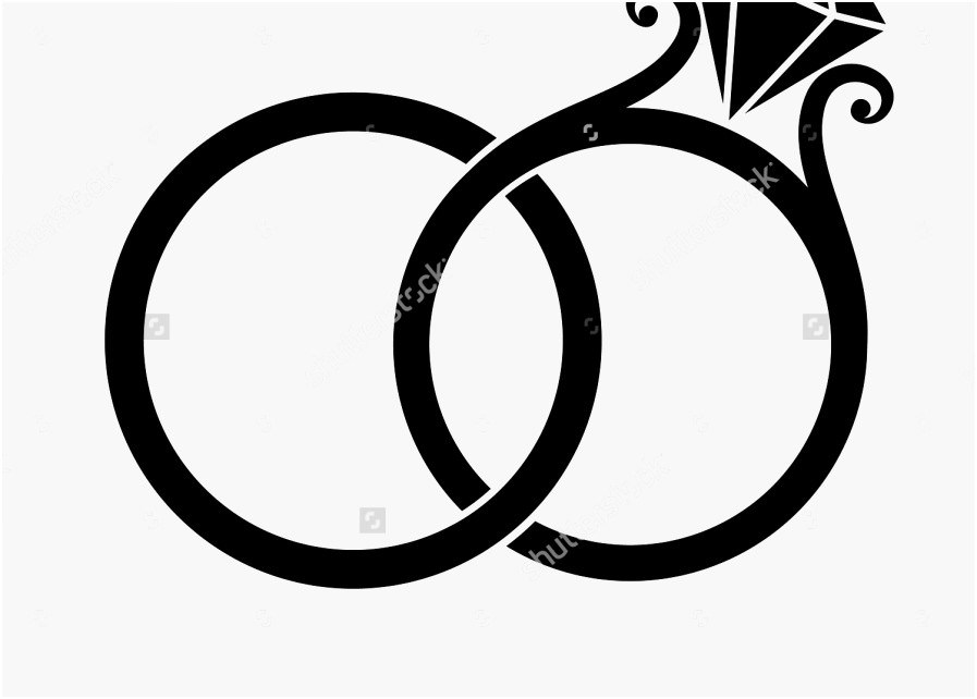 897x642 Wedding Ring Silhouette Clipart