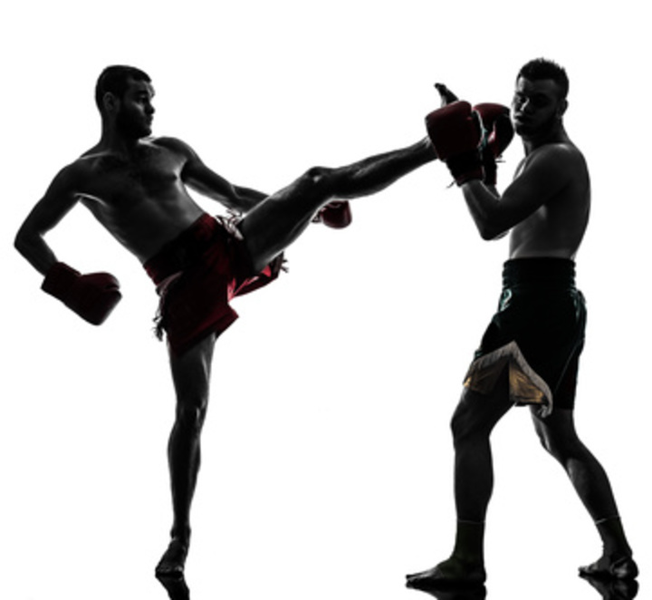 Muay Thai Silhouette at GetDrawings | Free download