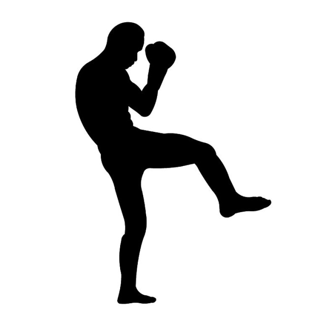 640x640 Boxer Clipart Silhouette