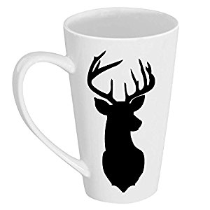 300x300 Deer Silhouette 17 Oz Tall Latte Mug Coffee Cups Amp Mugs